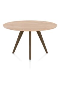 Arvada, eetkamertafel 125 cm, rond, 4 poot