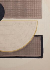 Encounter tableau 100x100cm - Couleur creme - Image 3