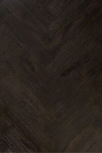 Metaluxe, eetkamertafel ovaal 210 x 110 cm met centrale kruispoot - fineer als fish bone - Antraciet - Afbeelding 3