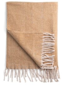 Camel plaid 127x152cm - Oker