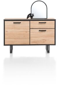 Avalon, buffet 127 cm - 2-portes + 1-tiroir - natural