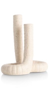 Kiki vaas H17cm - Beige