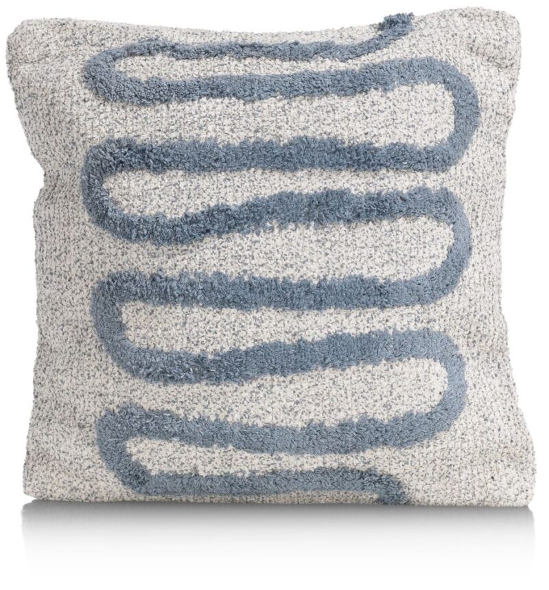 Navi Coussin 45X45Cm - Bleu - Image 1