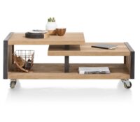 Metalo, salontafel 120 x 60 cm + 1-niche