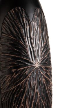 Faye vaas H75cm - Zwart - Afbeelding 2