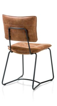 Julien, chaise - cadre noir - Corsica - Cognac - Image 4