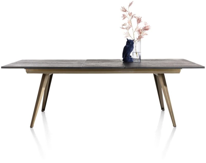 City, Table À Rallonge 190 (+ 50) X 100 Cm - Castle Anthracite - Image 1