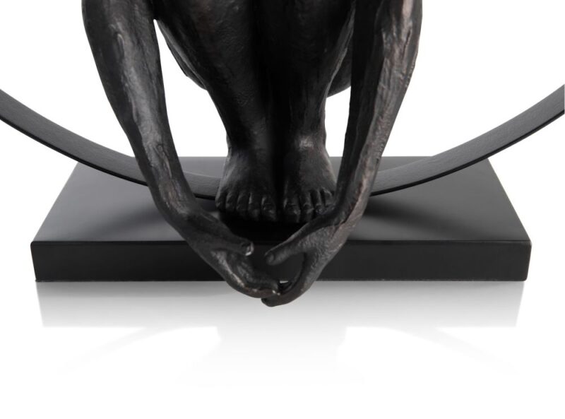 Circle Lady Beeld H54Cm - Zwart - Afbeelding 3