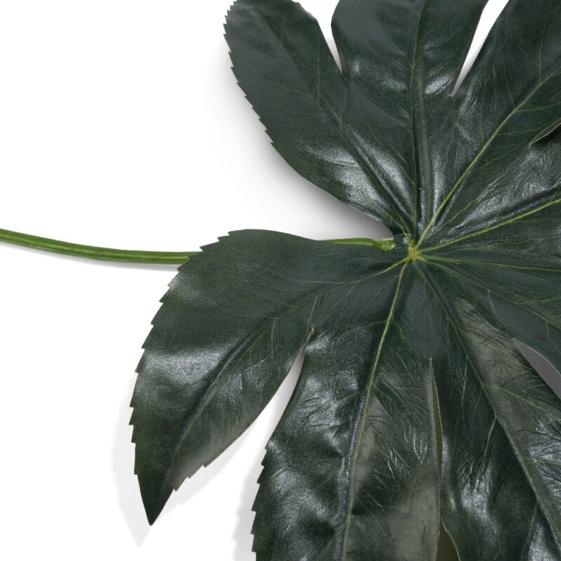 Fatsia Leaf Kunstbloem H55Cm - Groen - Afbeelding 2