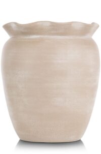 Wave pot H40cm - Beige