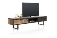 Avalon, tv-dressoir 200 cm - 2-laden + 1-niche - Driftwood - Afbeelding 2