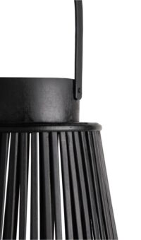 Philou windlicht H70,5cm - Zwart - Afbeelding 2