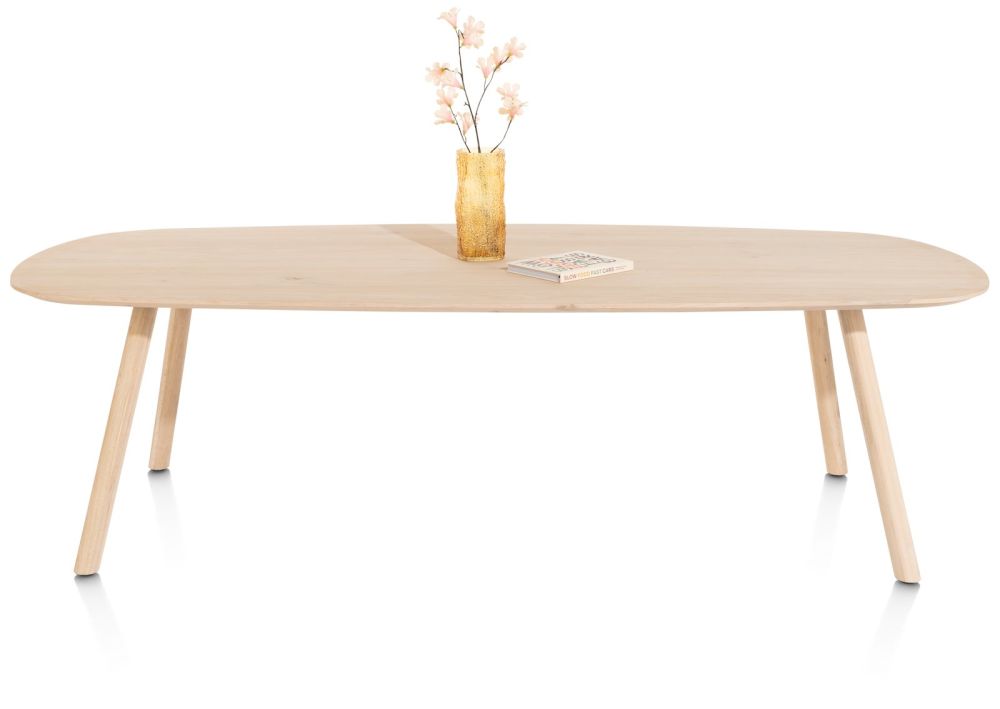 Niora, eetkamertafel 270 x 120 cm - deens ovaal - houten poot