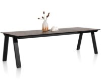 Stanford, uitschuiftafel 140 (+ 60) x 100 cm - Roest - Afbeelding 4