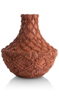 Maeve vaas H33cm - Terracotta
