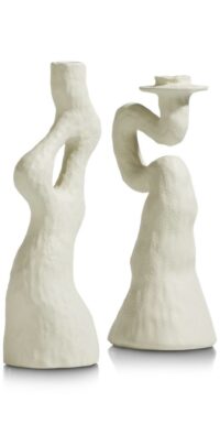 Debra vaas H32cm - Cremekleurig - Afbeelding 3