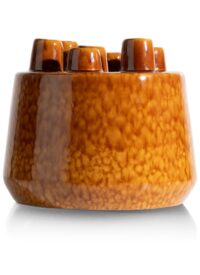 Safia vaas H21cm - bruin