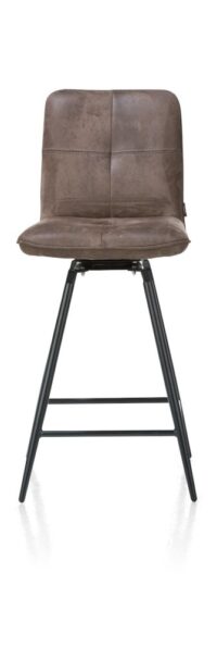 barstoel met draai-systeem - zwart frame - Afbeelding 4