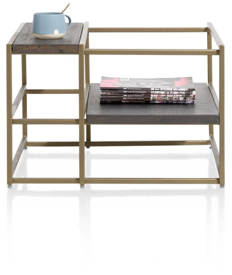 City, Bout De Canape 60 X 60 Cm - Castle Anthracite - Image 1