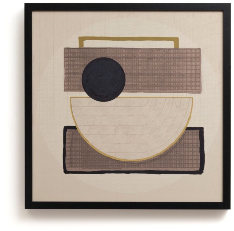 Encounter Tableau 100X100Cm - Couleur Creme - Image 1