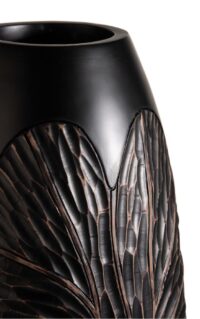 Faye vaas H75cm - Zwart - Afbeelding 3