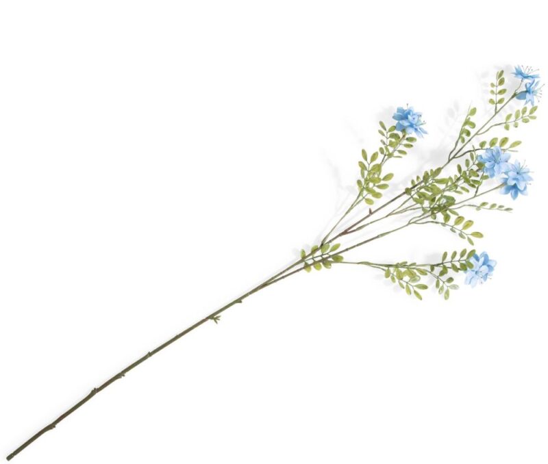 Blossom Spray H91Cm Kunstbloem - Blauw - Afbeelding 1