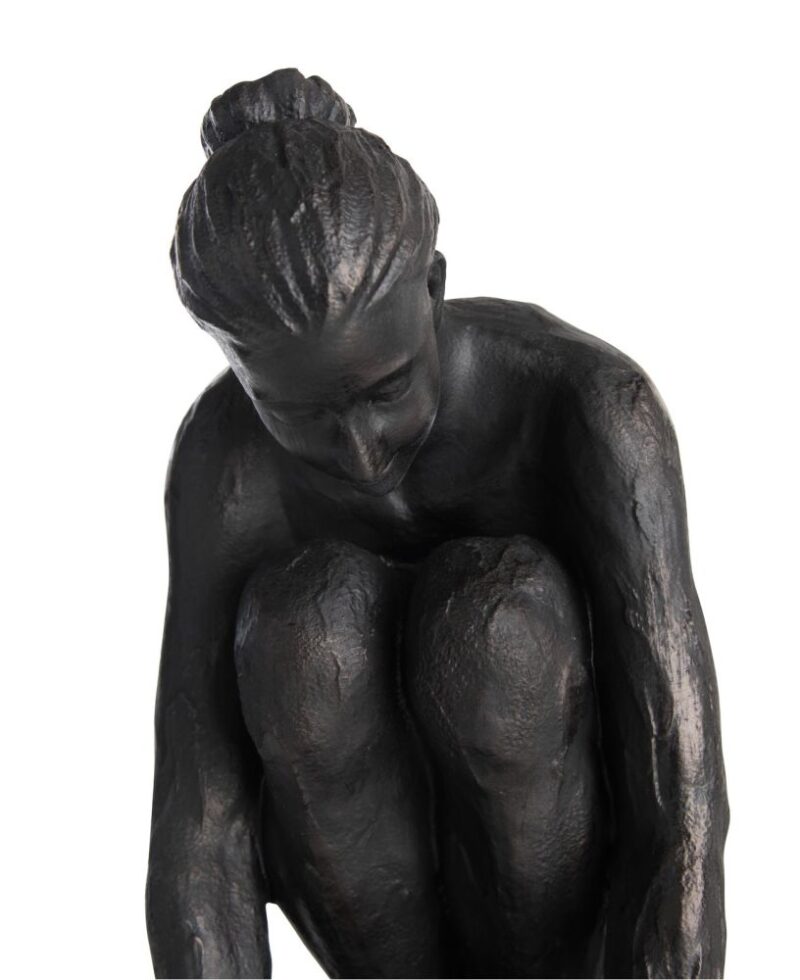 Circle Lady Beeld H54Cm - Zwart - Afbeelding 2