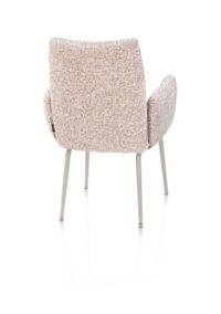 Bovina, armstoel - stof Luton + nosag - frame crème - koper - Afbeelding 3
