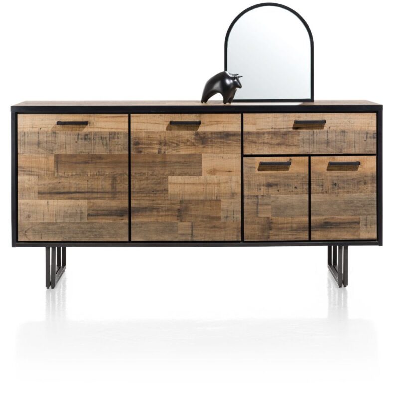 Avalon, Buffet 170 Cm - 4-Portes + 1-Tiroir - Driftwood - Image 1
