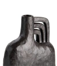 Lina vaas H21cm - Zwart - Afbeelding 2