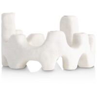 Jet kandelaar H14,5cm - Wit