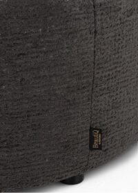 BeautiQ - Chic pouf - ronde 80 cm - Anthracite - Image 3