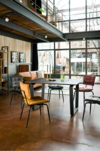 Livada, vitrine 100 cm - 2-glasdeuren + 2-laden - onyx - Afbeelding 4