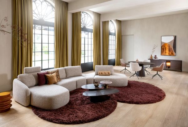 MERANO - Merano, hoekbank links - Stof Luton